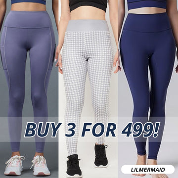 3-Pack Women's Leggings Combo - Comfortable & Stylish Bottoms | WL-03