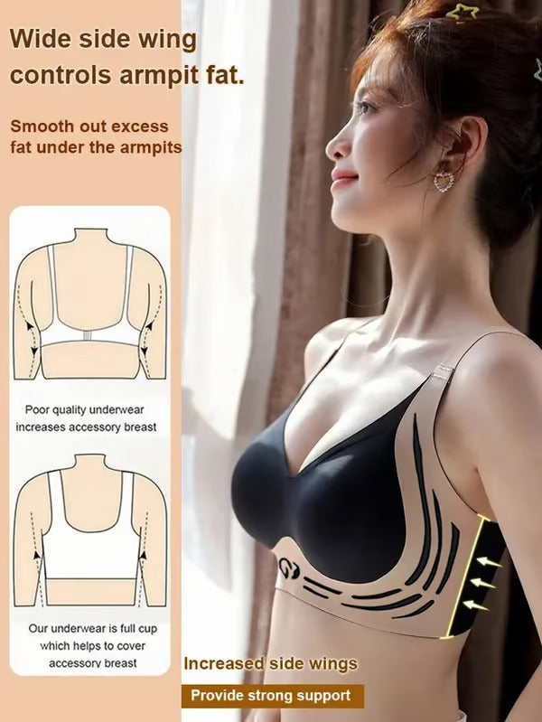 Anti Sagging Wireless Push-Up Bra