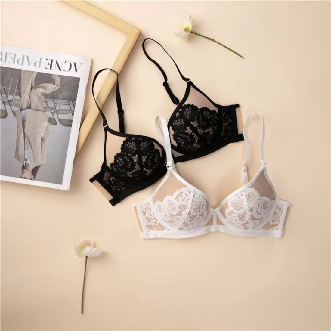 (Pack of 10) Women's Bra Panty Lingerie Set for Girl's | L-163