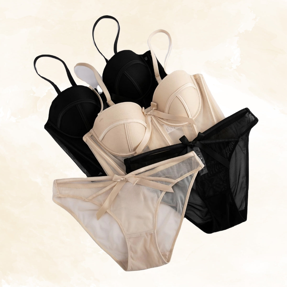 (Pack of 10) Women's Bra Panty Lingerie Set for Girl's | L-164