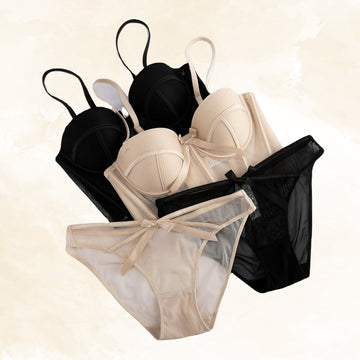 (Pack of 10) Women's Bra Panty Lingerie Set for Girl's | L-164