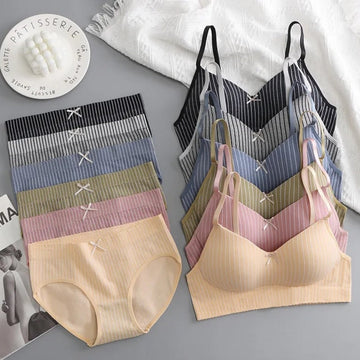 (Pack of 8) Women's  Bra Panty Lingerie Set for Girl's Combo | L-20