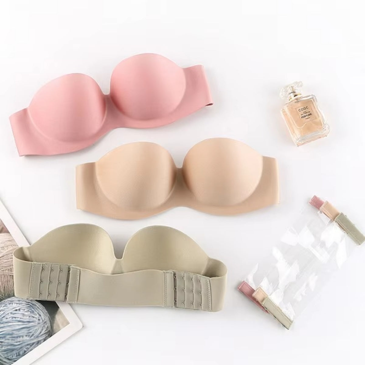 4-Pack Strapless Bras: Your Wardrobe Essentials | SB -02