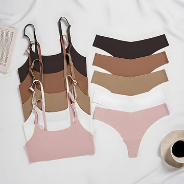 (Pack of 8) Women's  Bra & Panty Lingerie Set for Girl's Combo  | L-47