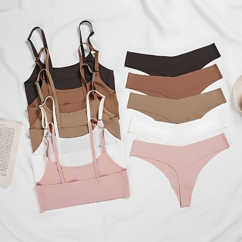 (Pack of 8) Women's  Bra & Panty Lingerie Set for Girl's Combo  | L-47