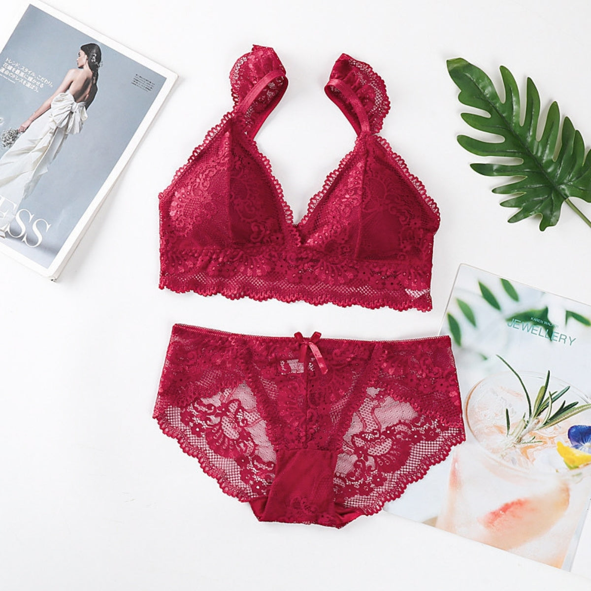 (Pack of 8) Women's  Bra and Panty Lingerie Set for Women | Every Occassion |L-017