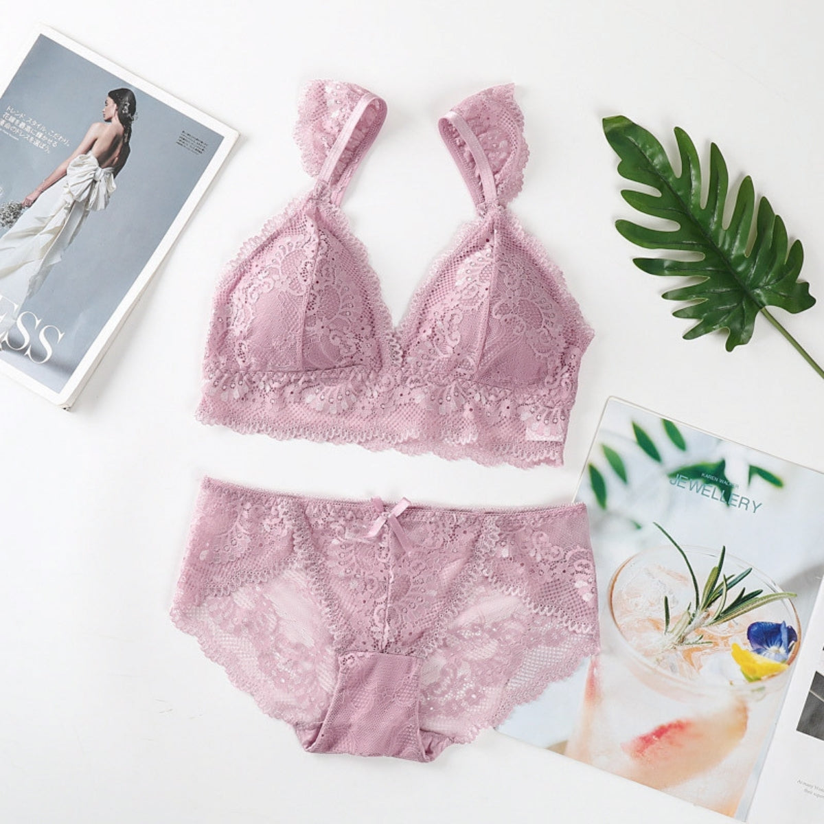 (Pack of 10) Women's Bra Panty Lingerie Set for Girl's | L-132