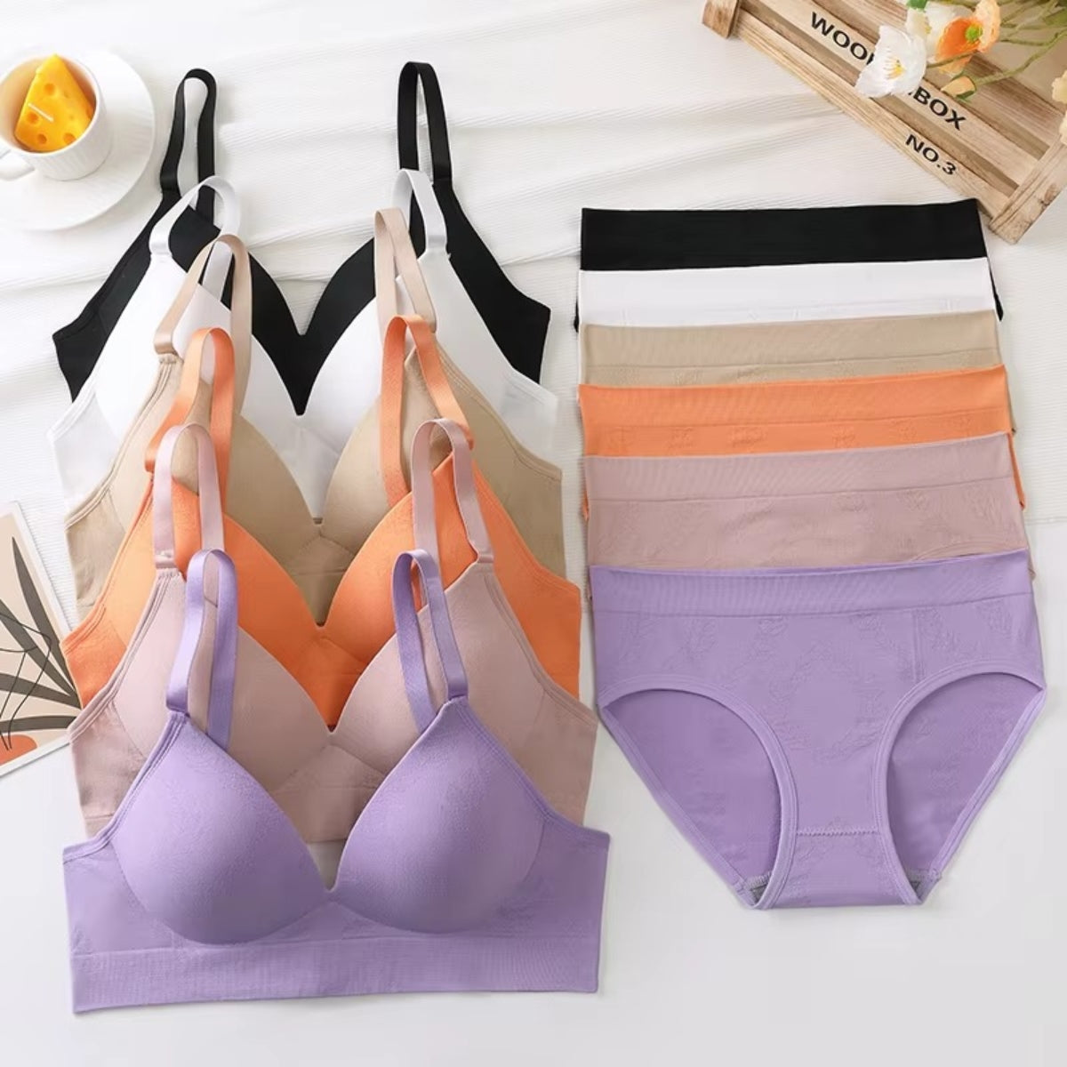 8-Piece Lingerie Combo – Feel Fabulous Every Day | BP-055