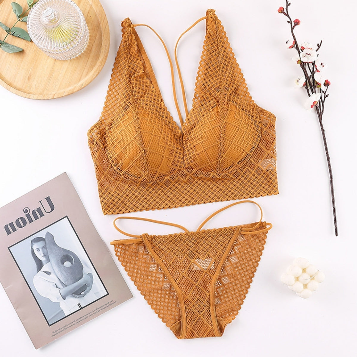 (Pack of 8) Women's  Bra and Panty Lingerie Set for Women | Every Occassion |L-018