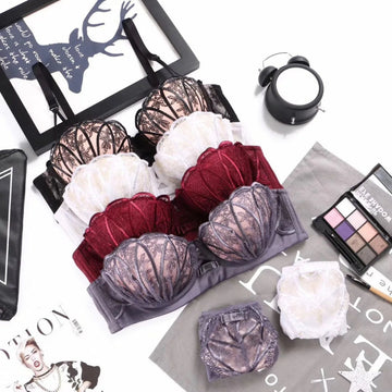 (Pack of 8) Women's Bra Panty Lingerie Set for Girl's Combo  | L-26