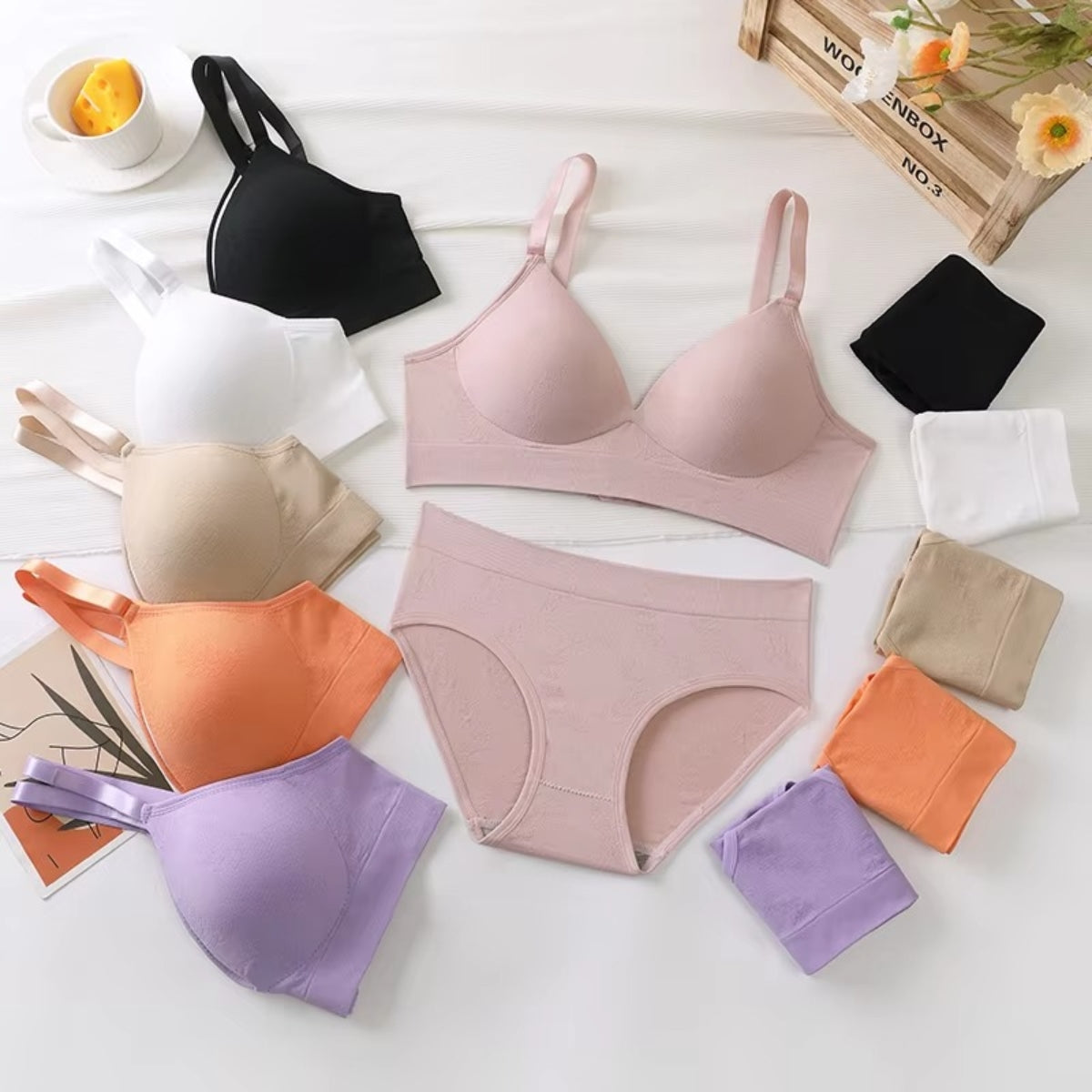 8-Piece Lingerie Combo – Feel Fabulous Every Day | BP-055