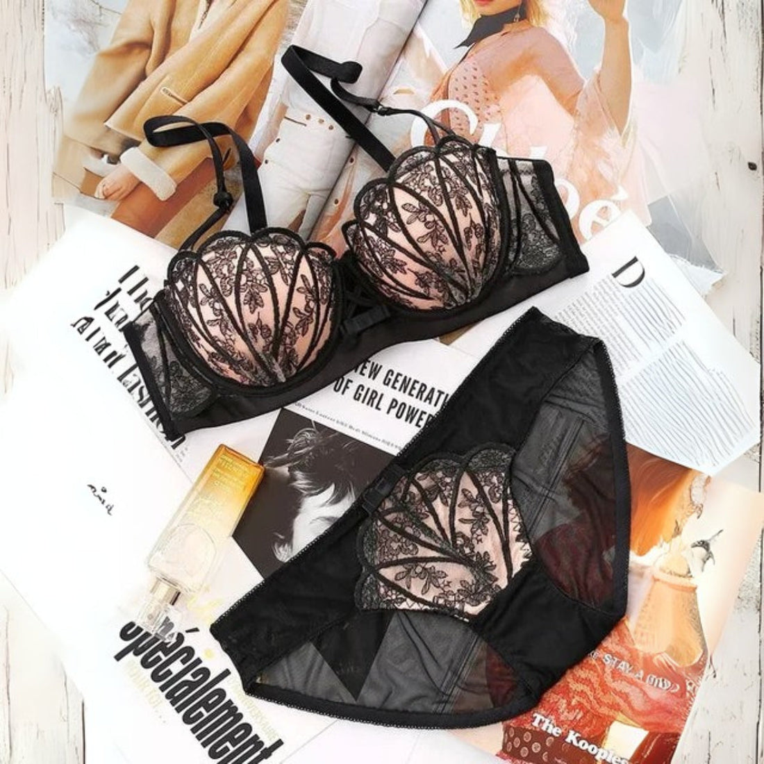 (Pack of 8) Women's Bra Panty Lingerie Set for Girl's Combo  | L-26