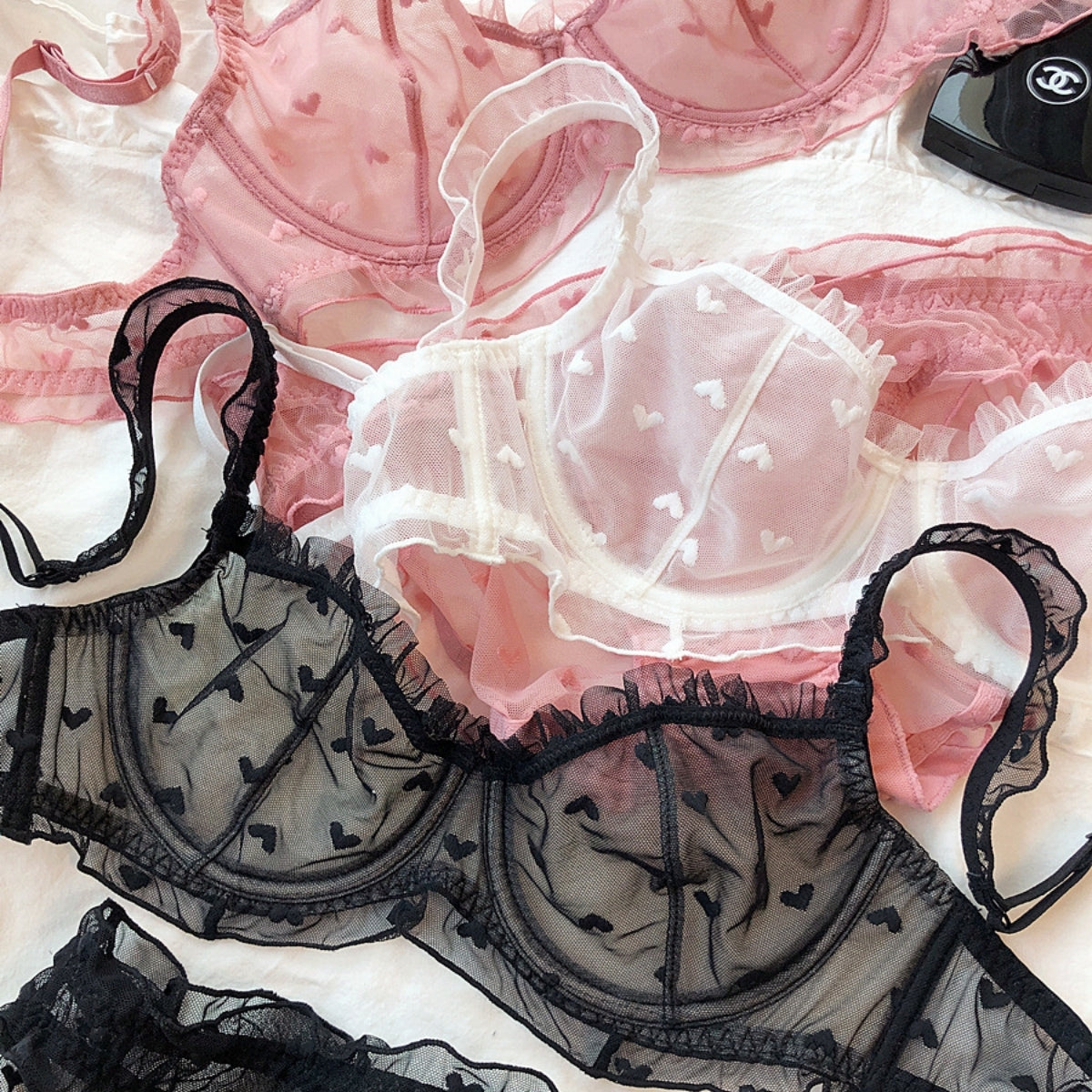 Pack of 10 | Women's  Bra Panty Lingerie Set for Girl's Combo | L-99