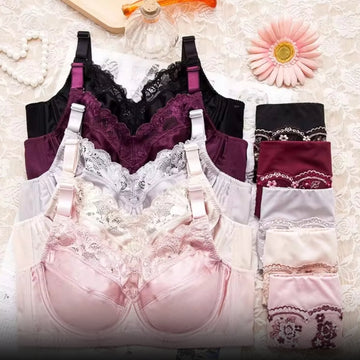 (Pack of 8) Women's  Bra Panty Lingerie Set for Girl's Combo  | L-28