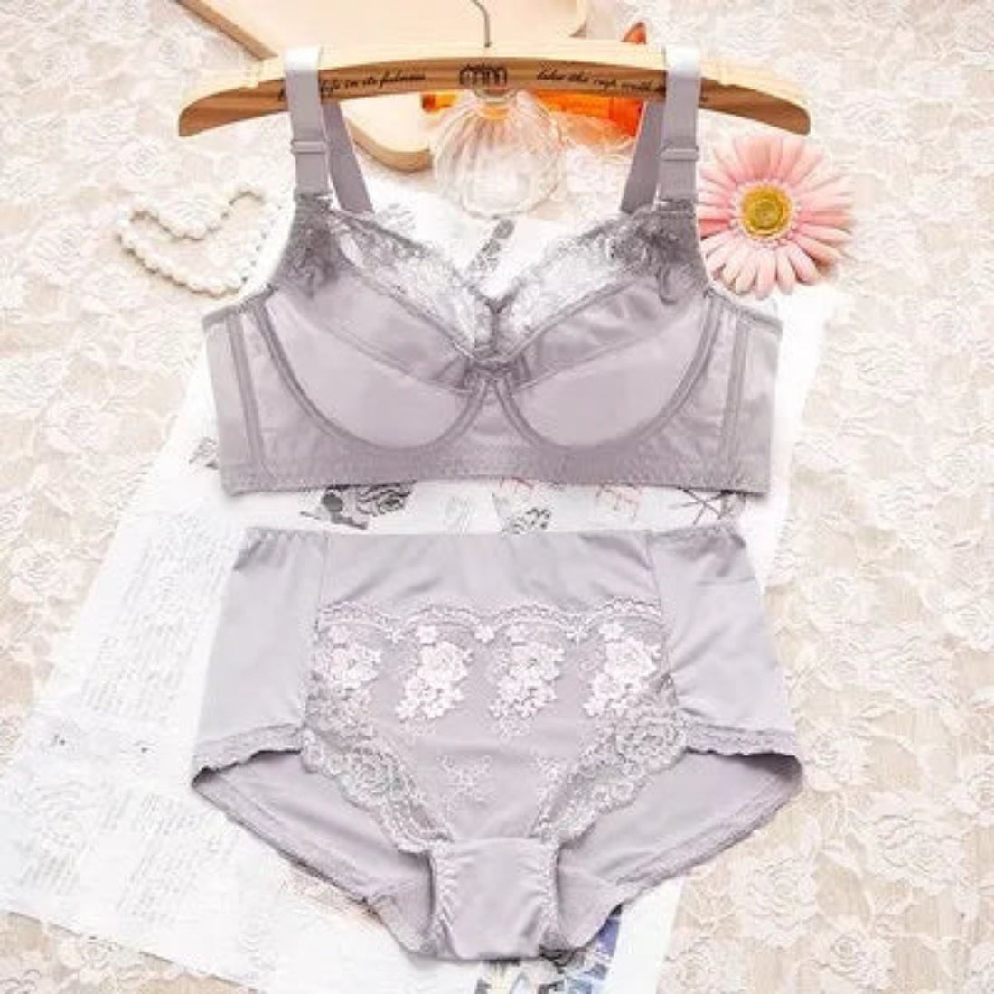 (Pack of 8) Women's  Bra Panty Lingerie Set for Girl's Combo  | L-28