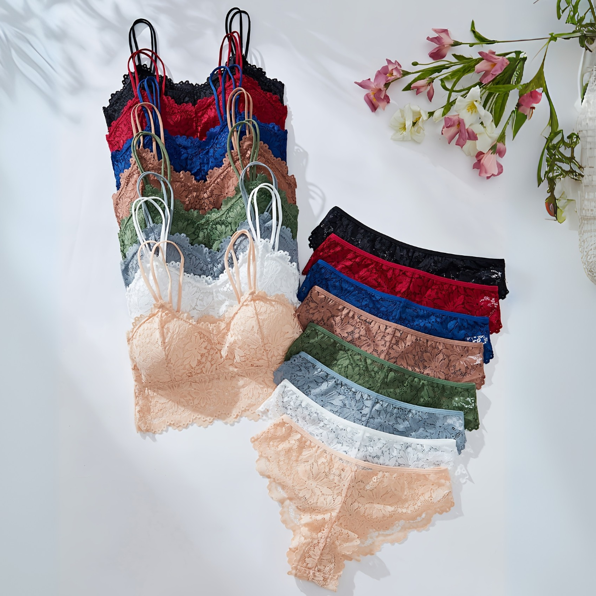 8-Piece Lingerie Combo – Feel Fabulous Every Day | BP-61