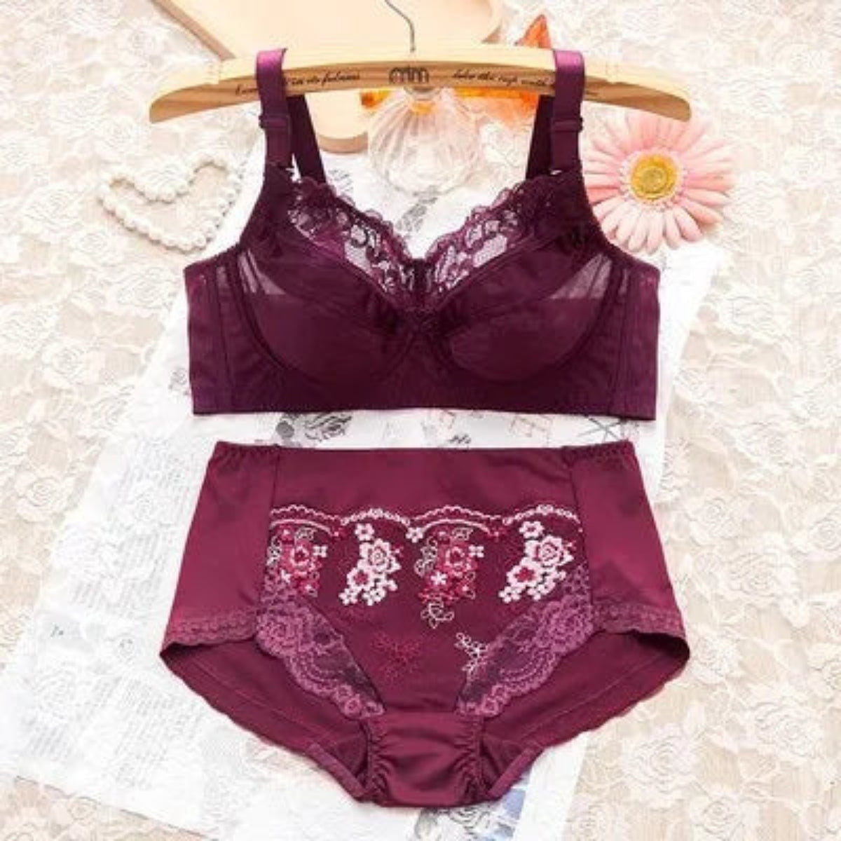 (Pack of 8) Women's  Bra Panty Lingerie Set for Girl's Combo  | L-28