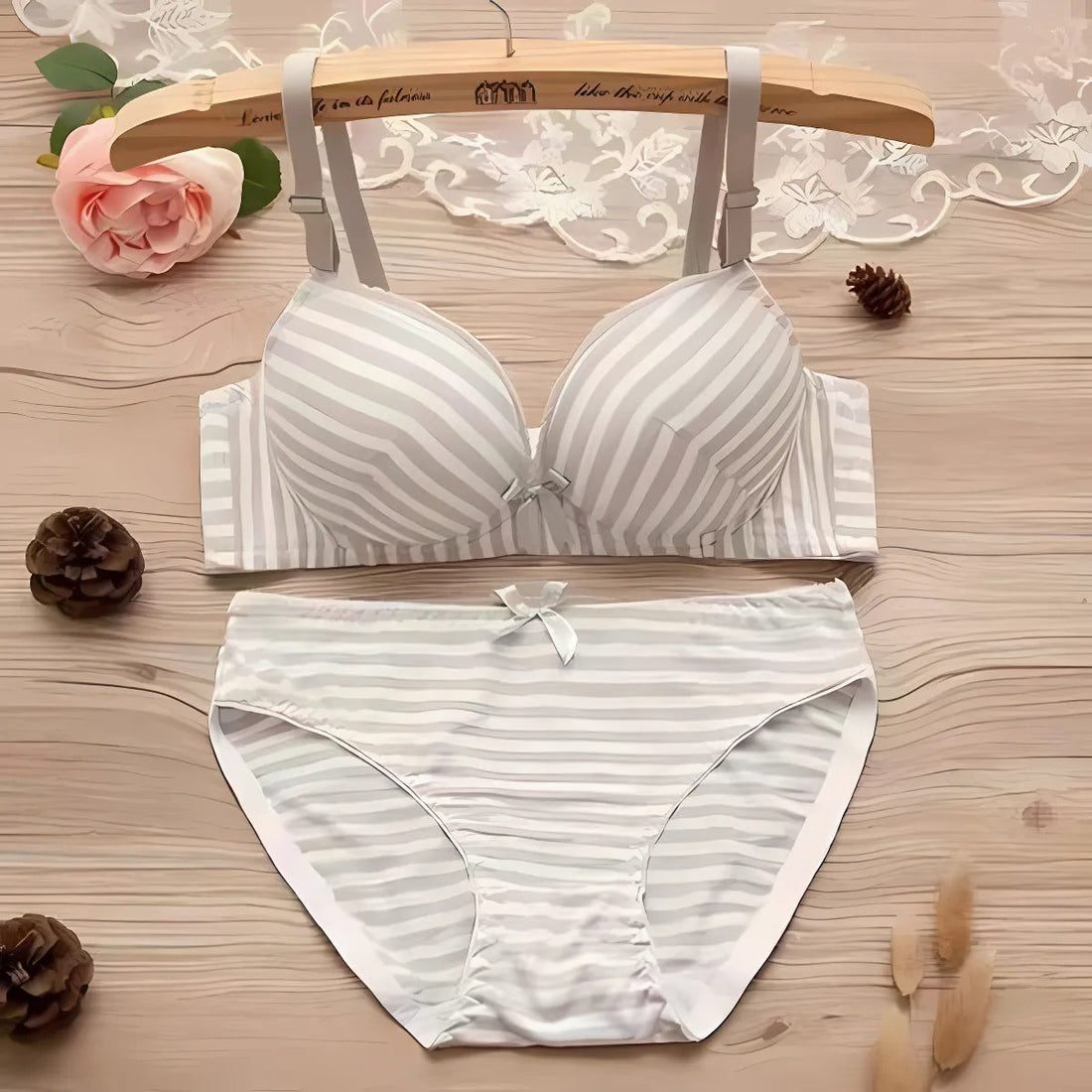 (Pack of 8) Women's  Bra Panty Lingerie Set for Girl's Combo  | L-29