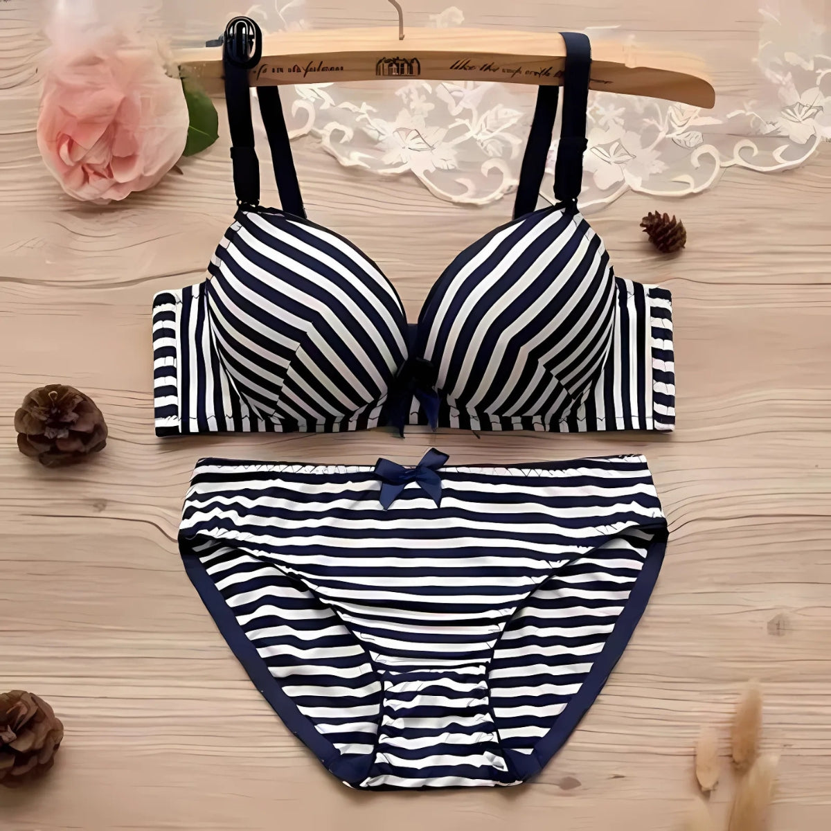 (Pack of 8) Women's  Bra Panty Lingerie Set for Girl's Combo  | L-29