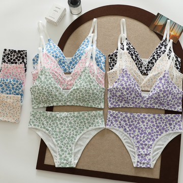 (Pack of 8) Women's  Bra Panty Lingerie Set for Girl's Combo  | L-77