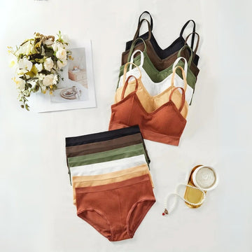 (Pack of 8) Women's Bra Panty Lingerie Set for Girl's Combo  | L-03