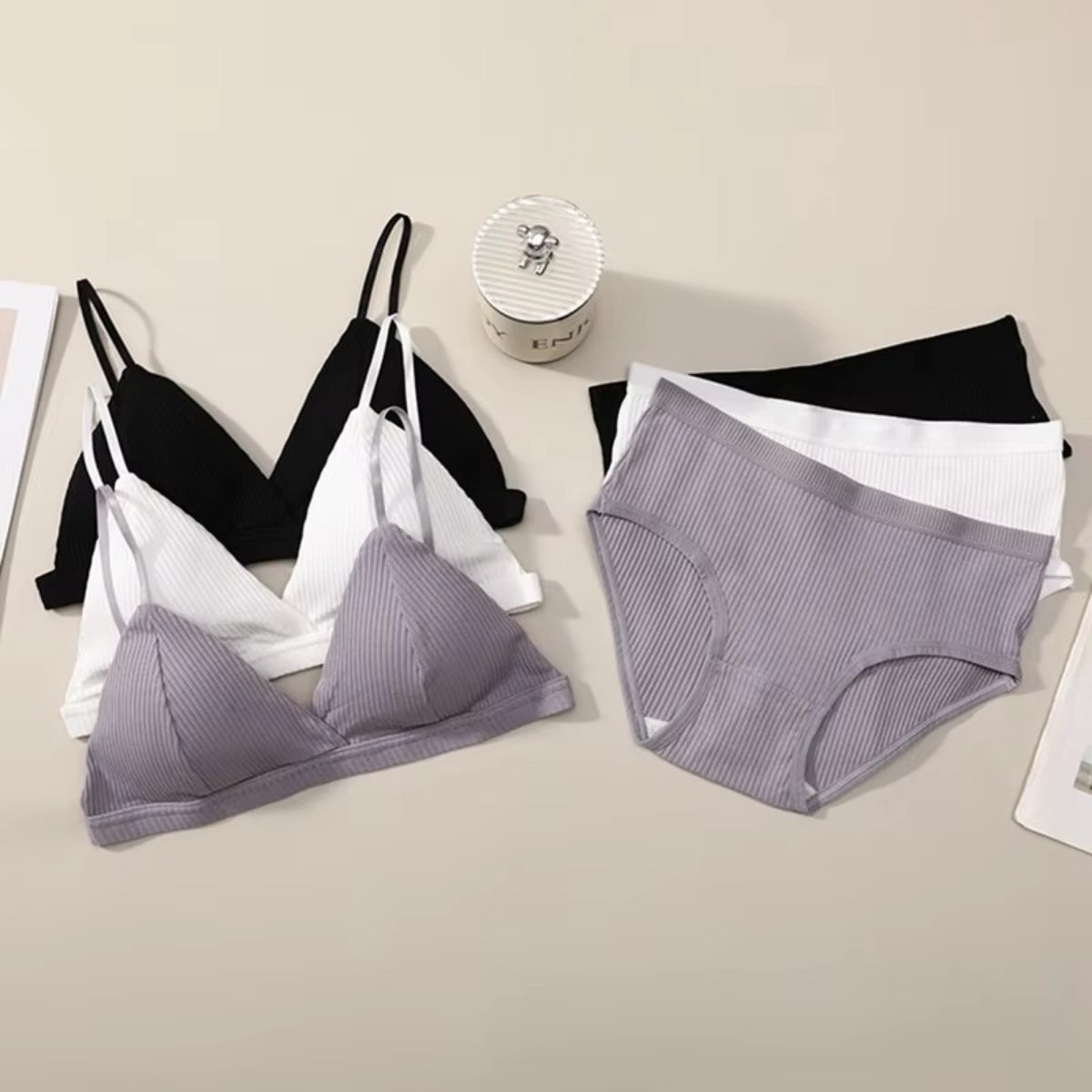 (Pack of 10) Women's  Bra Panty Lingerie Set for Girl's | L-145