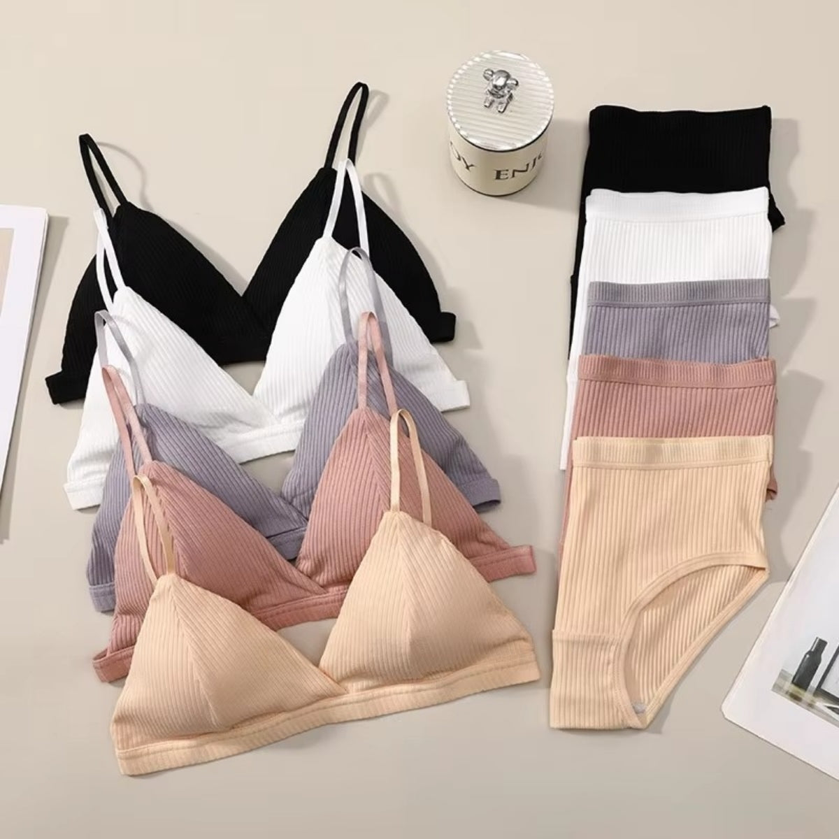 (Pack of 10) Women's  Bra Panty Lingerie Set for Girl's | L-145