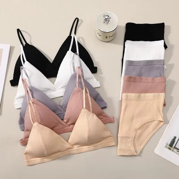 (Pack of 10) Women's  Bra Panty Lingerie Set for Girl's | L-145