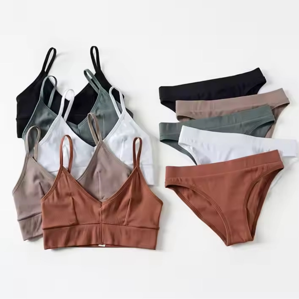 (Pack of 10) Women's Bra Panty Lingerie Set for Girl's Combo -by Zivina | L-89