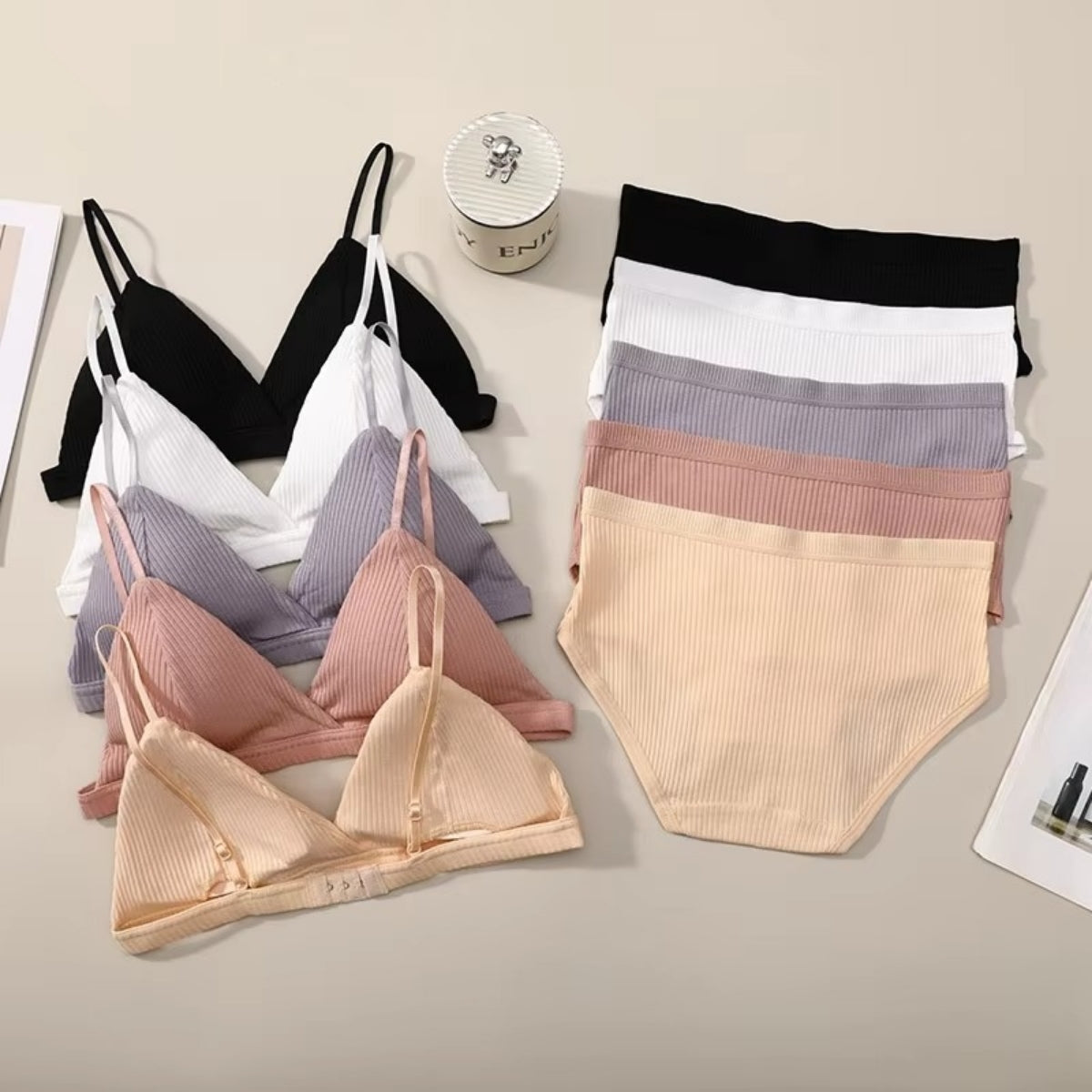 (Pack of 10) Women's  Bra Panty Lingerie Set for Girl's | L-145