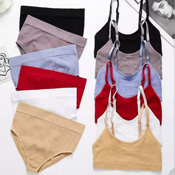 (Pack of 8) Women's  Bra Panty Lingerie Set for Girl's Combo| L-34