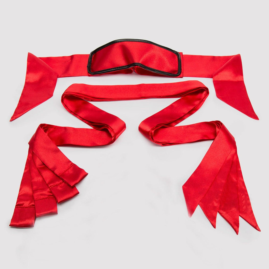 Satin Bed Restraint Kit and Blindfold