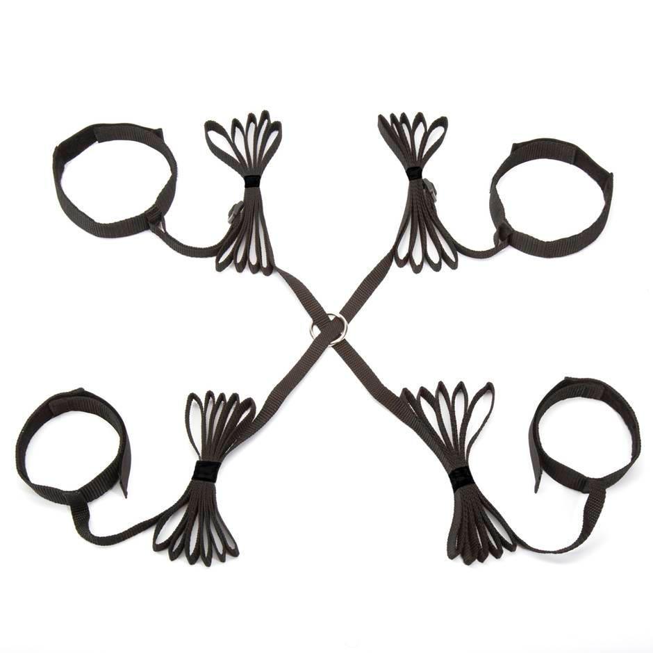 Nylon Bed Restraint Bondage Kit