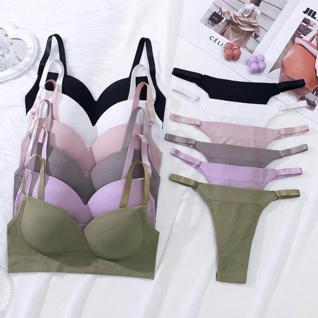 8-Piece Lingerie Combo – Feel Fabulous Every Day | BP-053