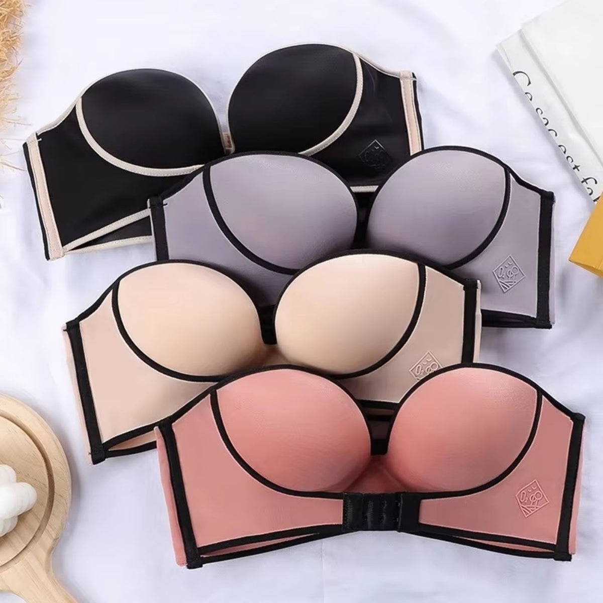 4-Pack Premium Quality Strapless Bra – Ultimate Comfort & Support | SB -11