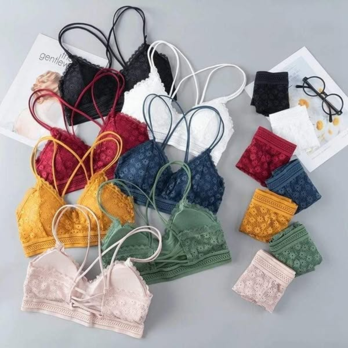 8-Piece Lingerie Combo – Feel Fabulous Every Day | BP-057