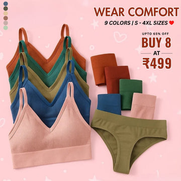 8-Piece Lingerie Combo – Feel Fabulous Every Day | BP-60