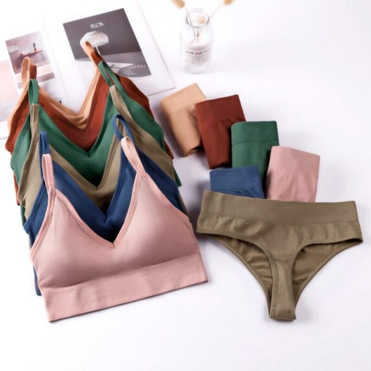 8-Piece Lingerie Combo – Feel Fabulous Every Day | BP-60