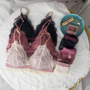 (Pack of 10) Women's  Bra Panty Lingerie Set for Girl's Combo-by Zivina | L-90