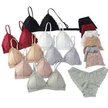 (Pack of 10) Women's  Bra Panty Lingerie Set for Girl's Combo-by Zivina | L-79