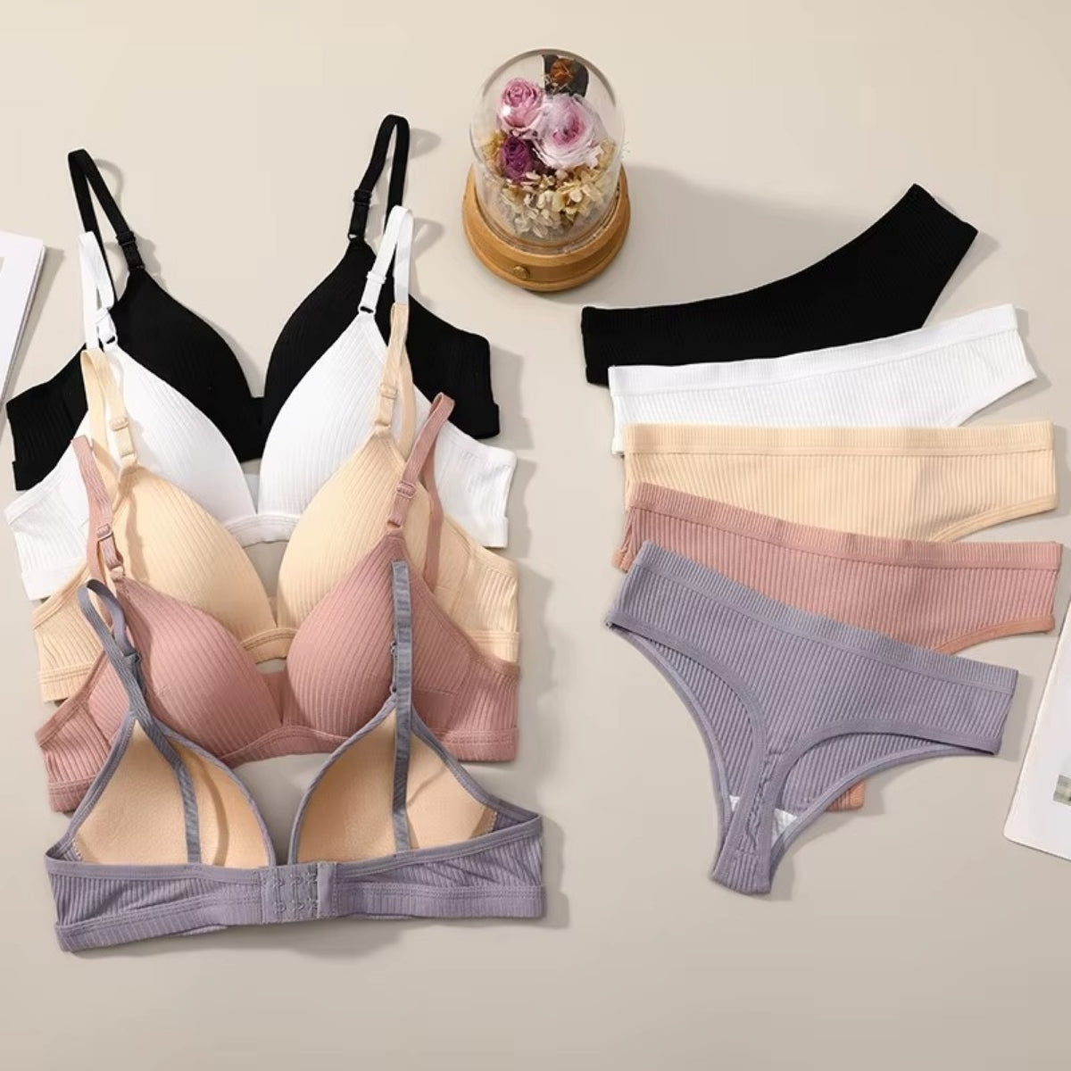 (Pack of 10) Women's  Bra Panty Lingerie Set for Girl's | L-146