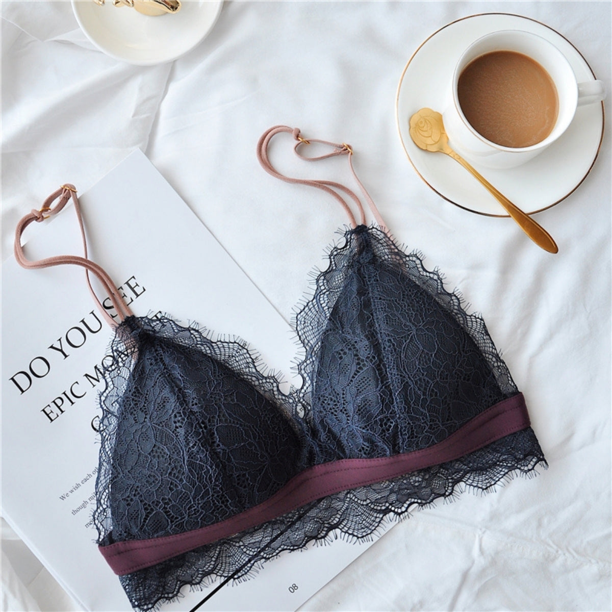 (Pack of 10) Women's  Bra Panty Lingerie Set for Girl's Combo-by Zivina | L-90