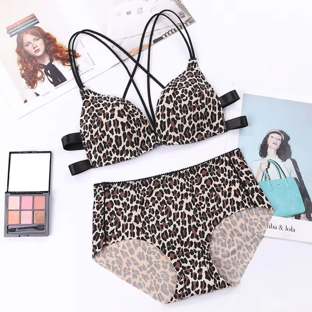 (Pack of 10) Women's Bra Panty Lingerie Set for Girl's | L-147