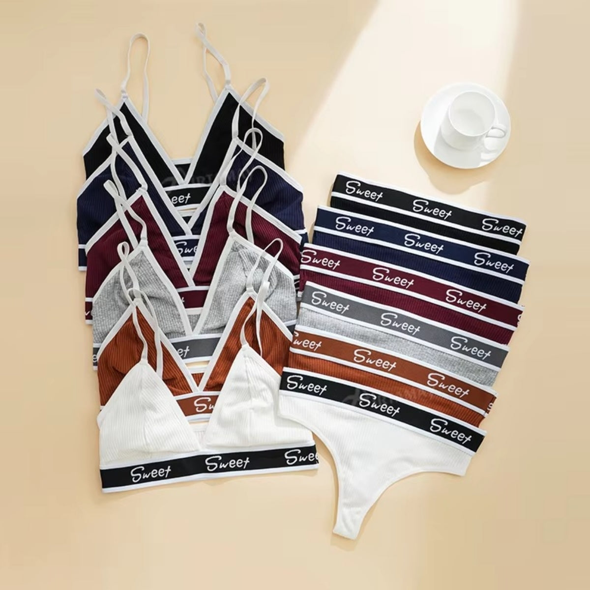 (Pack of 10) Women's Bra Panty Lingerie Set for Girl's | L-148