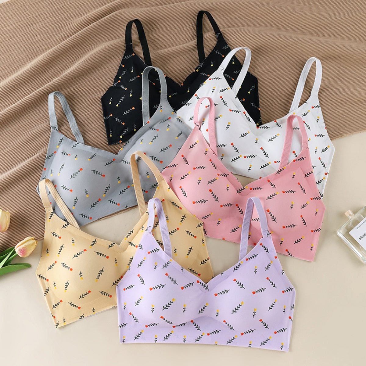 (Pack of 8) Women's Bra Panty Lingerie Set for Girl's Combo  | L-36