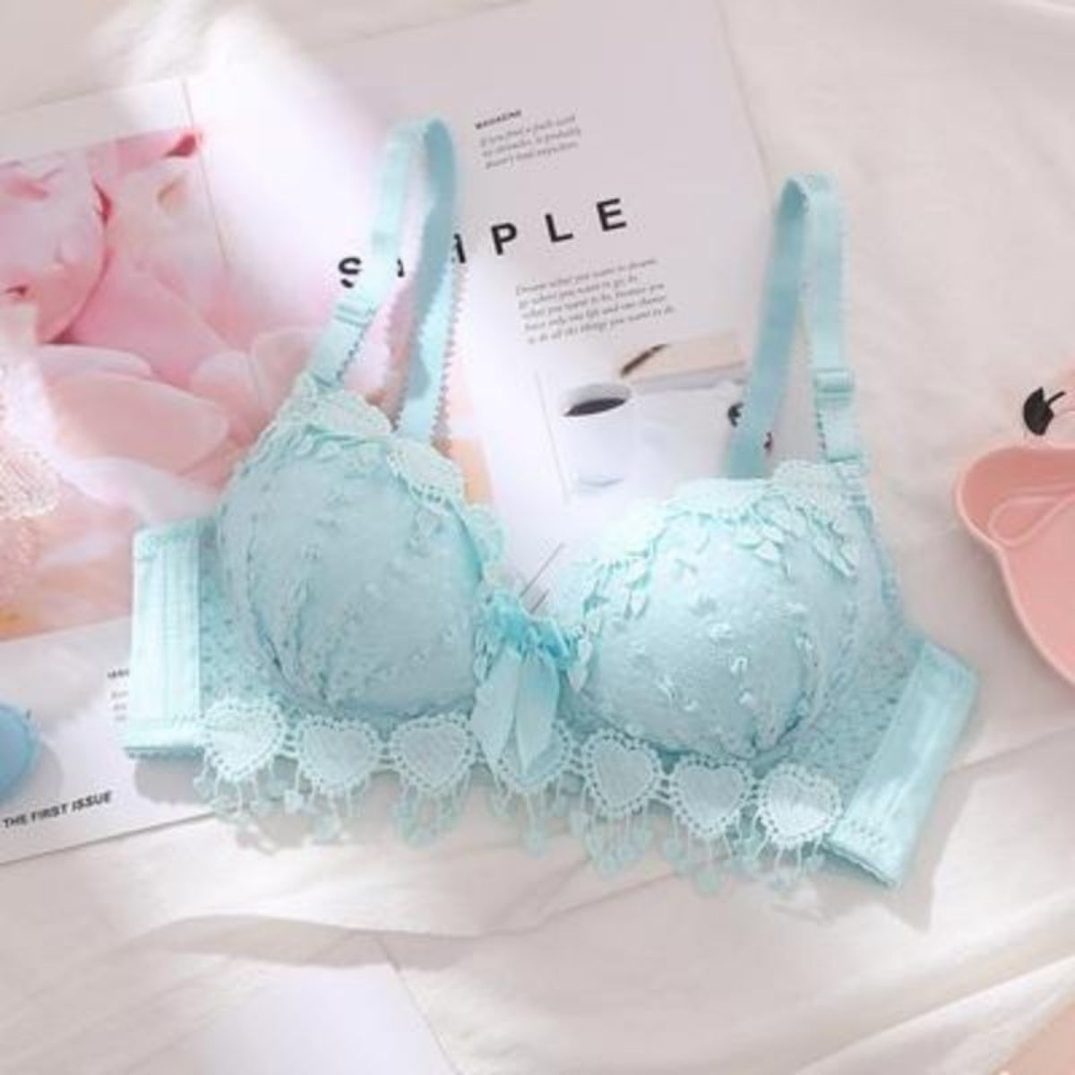 (Pack of 10) Women's Bra Panty Lingerie Set for Girl's Combo | L-91