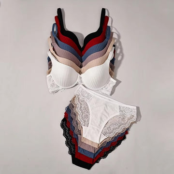 (Pack of 10) Women's  Bra Panty Lingerie Set for Girl's | L-149