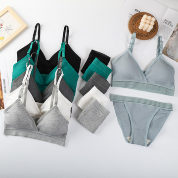 (Pack of 10) Women's Bra Panty Lingerie Set for Girl's Combo -by Zivina | L-78