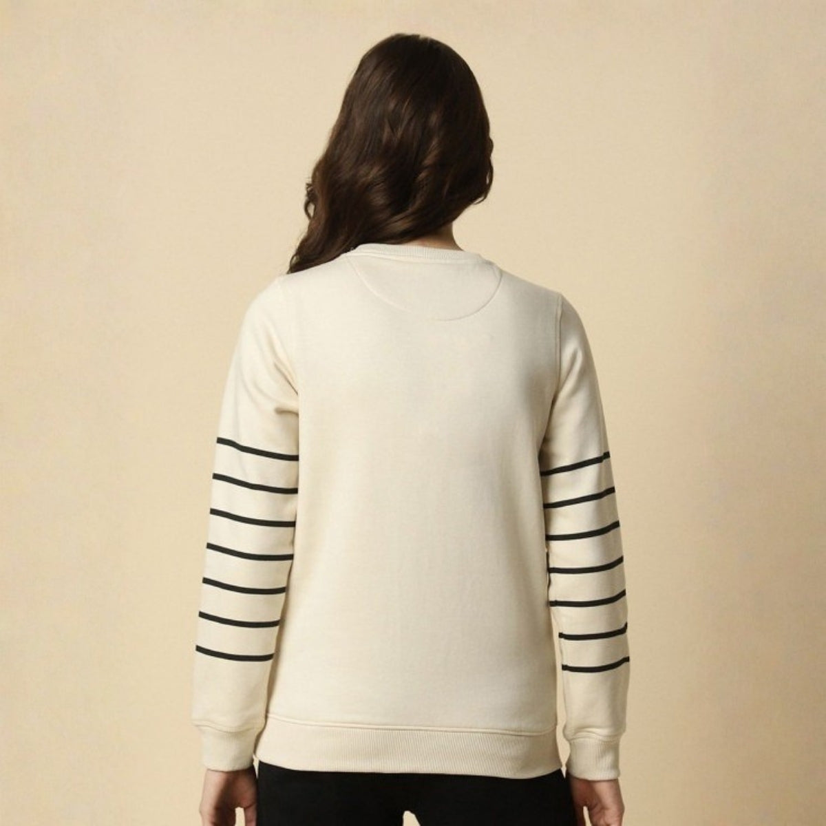 2 Stylish Sweatshirts in Beige& Baby-Pink| Soft, Cozy & Trendy | Up to 50% Off |SS-10