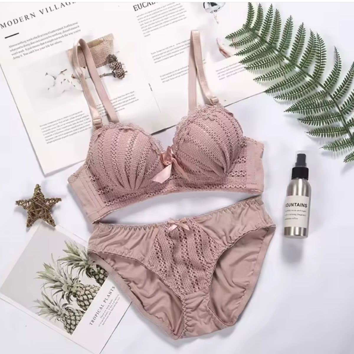 (Pack of 8) Women's  Bra Panty Lingerie Set for Girl's Combo  | L-09